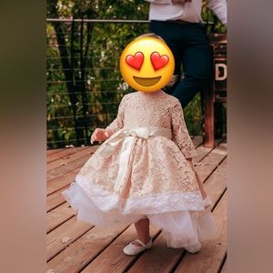 Flower Girl Outfit (Dress & Shoes)